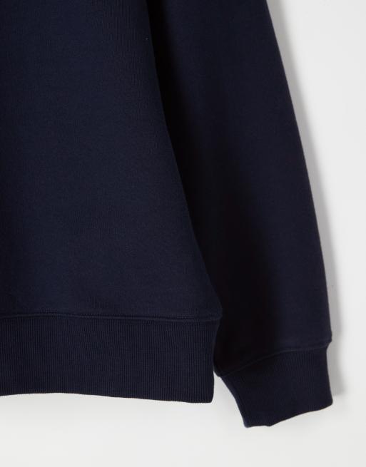 ASOS COLLECTIVE – Granatowa bardzo gruba bluza oversize z kapturem, 6 z 6