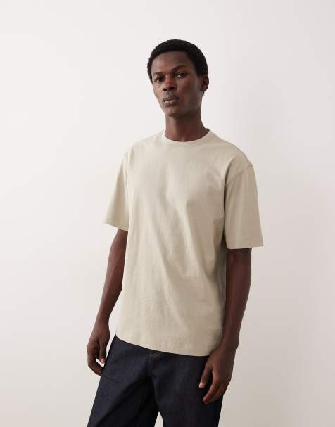 ASOS COLLECTIVE - Grøn T-shirt i superkraftigt stof - view 1