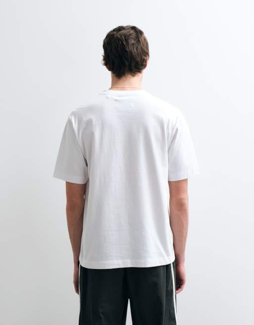 ASOS COLLECTIVE heavyweight t-shirt in white, 4 of 5