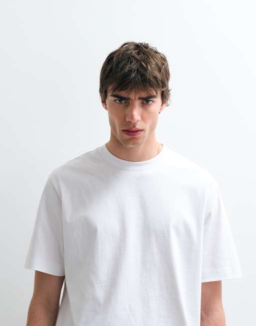 ASOS COLLECTIVE heavyweight t-shirt in white, 5 of 5