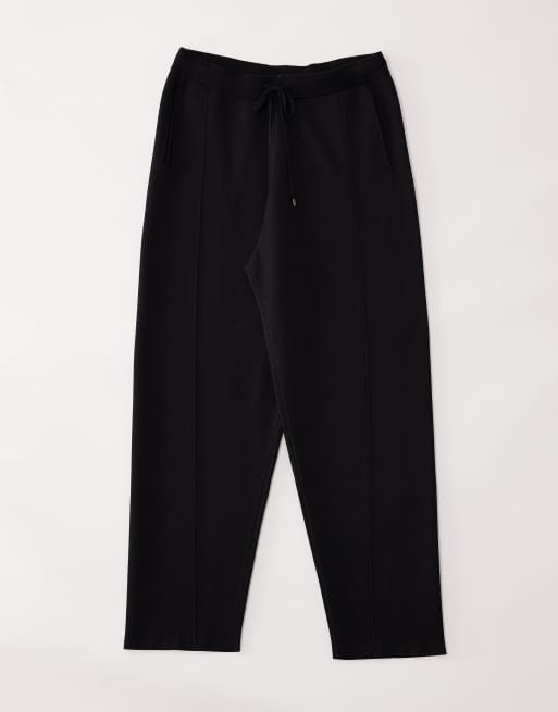 ASOS COLLECTIVE - Joggers affusolati in maglia neri in coordinato, 6 di 7
