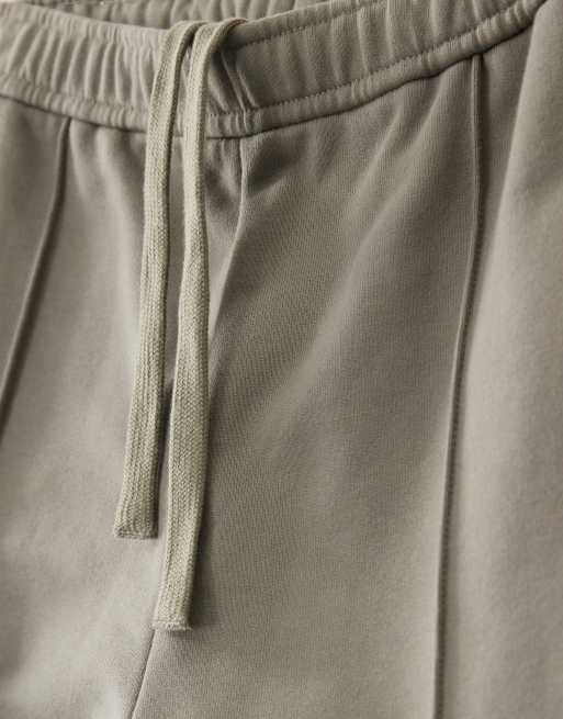 ASOS COLLECTIVE loose fit super heavyweight joggers in pale khaki, 7 of 7