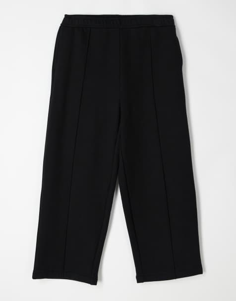 ASOS COLLECTIVE - Losvallende joggingbroek van superzware stof in zwart - view 1