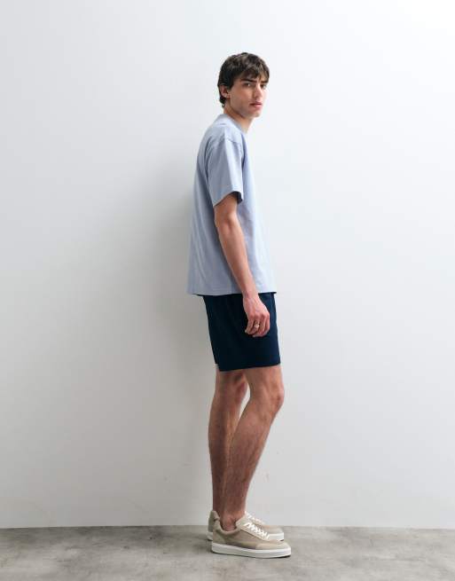 ASOS COLLECTIVE - Lyseblå oversized T-shirt i superkraftigt stof, 5 af 5