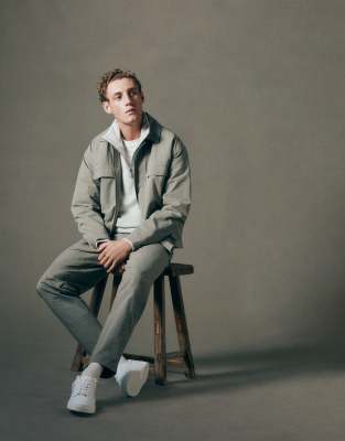 Asos Collective Nylon Shacket Co-ord In Green