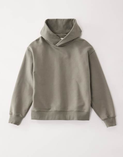 ASOS COLLECTIVE oversized super heavyweight hoodie in pale khaki  - KHAKI - view 1