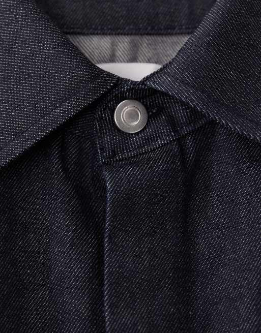 ASOS COLLECTIVE - Overskjorte i rå denim , 7 af 7