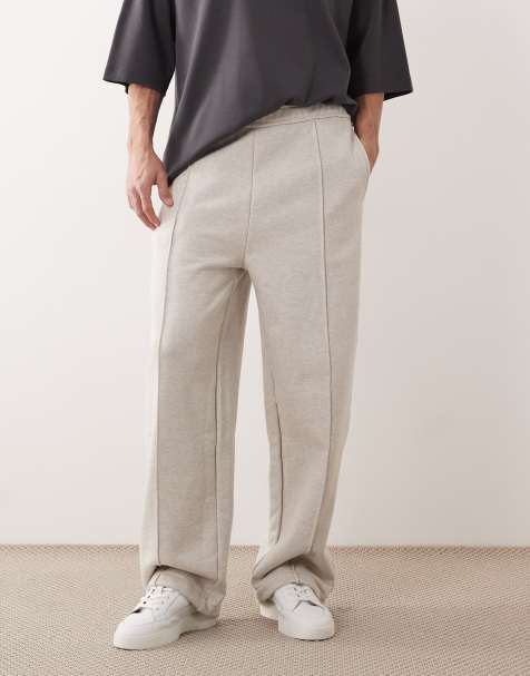 ASOS COLLECTIVE - Pantalon de jogging ample ultra-épais - Gris chiné - view 1