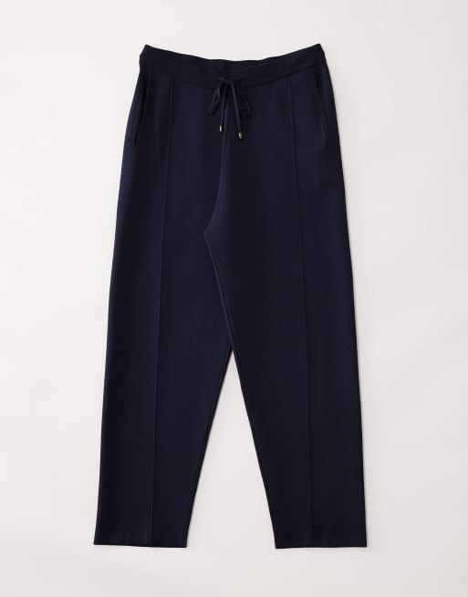 ASOS COLLECTIVE - Pantalon de jogging fuselé d'ensemble en maille - Bleu marine, 6 de 7