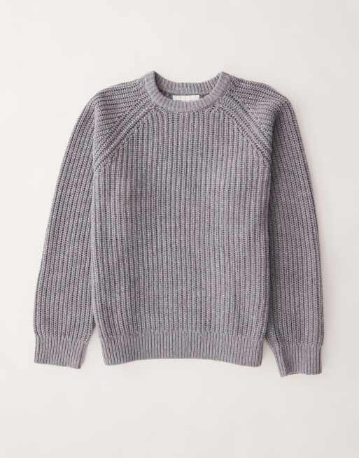 ASOS COLLECTIVE - Pull oversize en maille de laine - Gris, 6 de 7