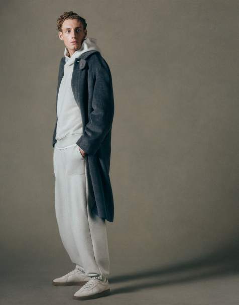 ASOS COLLECTIVE - Soprabito in misto lana grigio - view 1