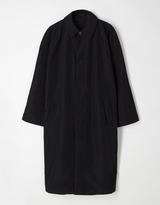 ASOS COLLECTIVE - Sort uforet kørefrakke, 5 af 6