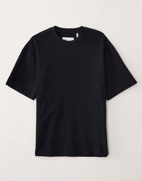 ASOS COLLECTIVE super heavyweight oversized t-shirt in black - BLACK - view 1