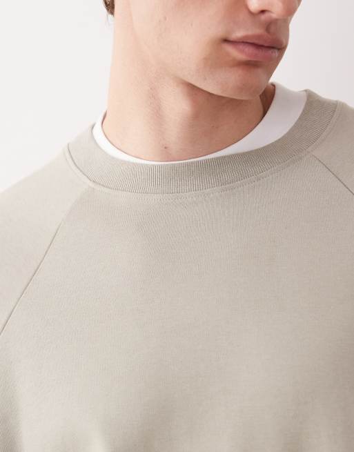 ASOS COLLECTIVE super heavyweight super oversized raglan t-shirt in green, 2 of 6