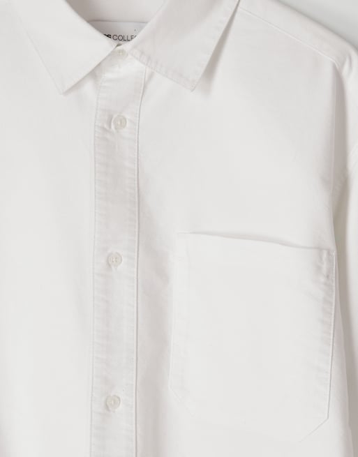 ASOS COLLECTIVE - Super oversized Oxford overhemd in wit, 6 van 6