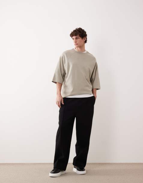 ASOS COLLECTIVE – Superschweres Oversize-Set in Schwarz - view 1