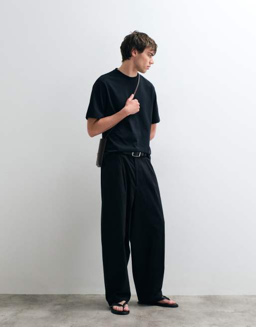 ASOS COLLECTIVE – Svart, superkraftig t-shirt, 4 av 5