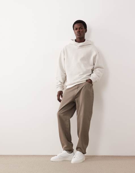 ASOS COLLECTIVE - Sweat à capuche oversize ultra-épais - Gris chiné - view 1