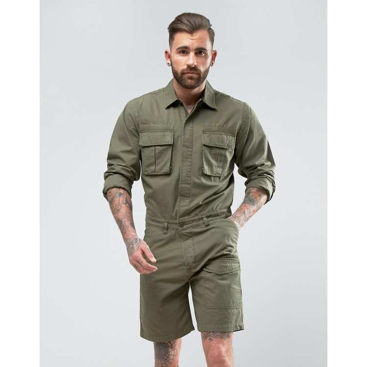 ASOS Combinaison militaire style bleu de travail Kaki