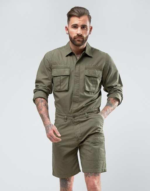 Combi short militaire discount femme