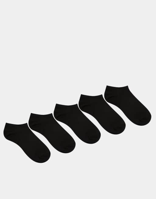 ASOS - Confezione da 5 paia di fantasmini neri