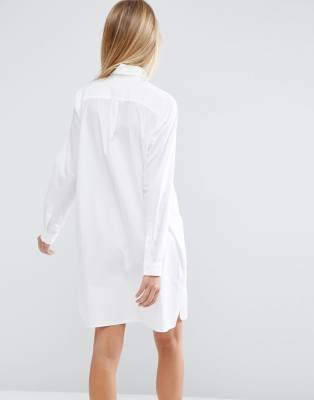 white cotton dress asos