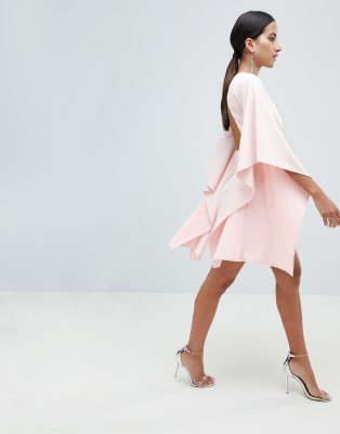 asos pink kimono dress