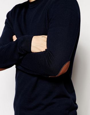 sweater with elbow patch