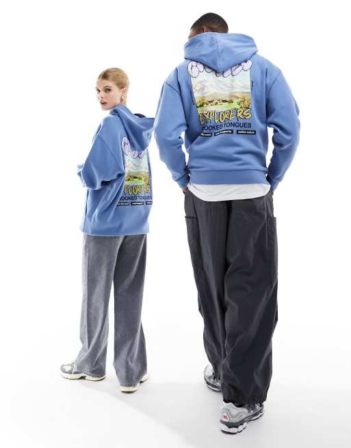Asos crooked tongues hoodie outlet