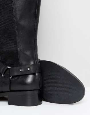 bottes hautes mollets larges