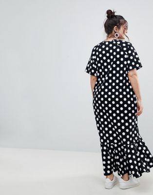 curve polka dot dress