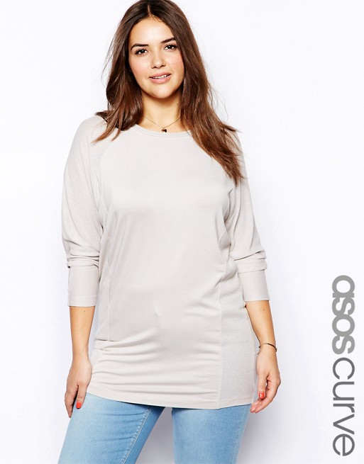 ASOS Curve | ASOS CURVE Exclusive Tunic With Sheer Panel