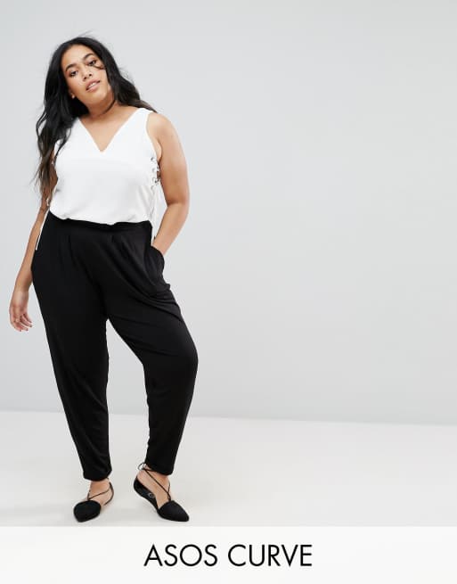 ASOS CURVE Peg Trouser In Jersey