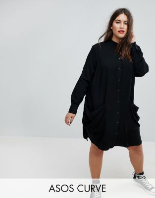 asos curve shirt dress