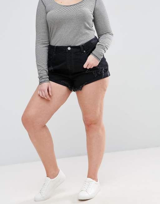 Asos curve deals denim shorts