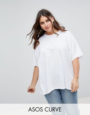 ASOS CURVE Super Oversized T-Shirt With Kimono Sleeve | ASOS