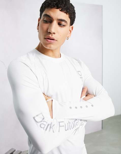 ASOS Dark Future - Active - T-shirt da allenamento a maniche lunghe con stampa - view 1