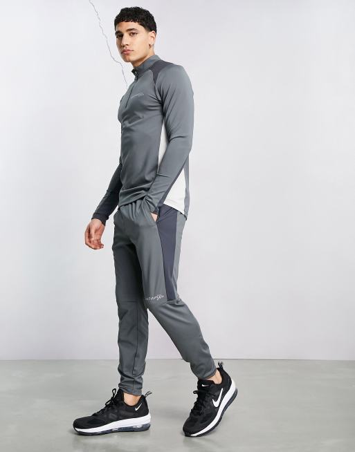 ASOS Dark Future Active training joggers with contrast panels in skinny ...