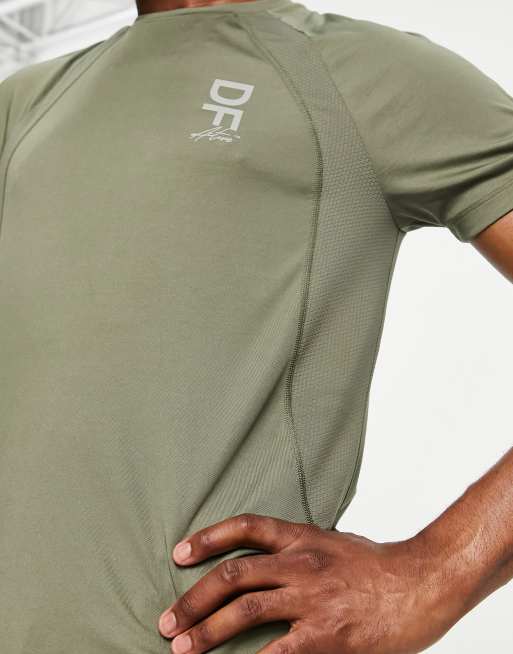 ASOS Dark Future Active training t-shirt in khaki, 2 of 4