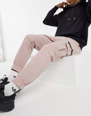dark pink cargo pants