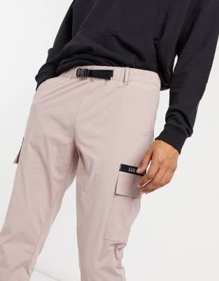 dark pink cargo pants