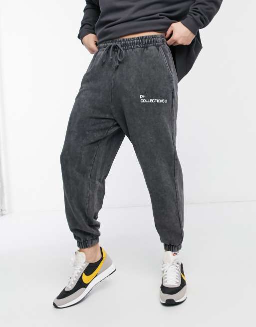 ASOS Oversized joggers in Black for Men