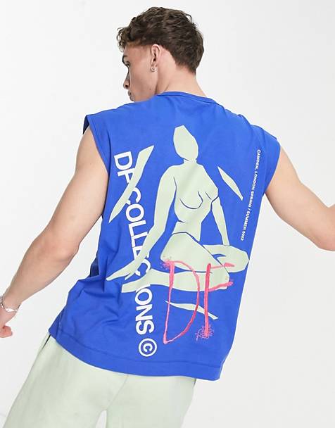 Asos Homme Vêtements Tops & T-shirts Tops Débardeurs Débardeur densemble oversize à logo imprimé sur le devant ASOS Dark Future 