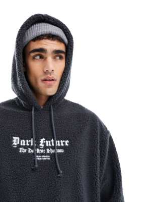 Felpa Con Cappuccio Gigante In Pile Sherpa - Ultra Morbida, Oversize