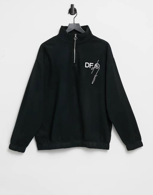 Half zip sales track sweatshirt