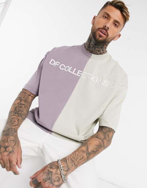 ASOS – Dark Future – Lang geschnittenes Oversize-T-Shirt aus schwerem