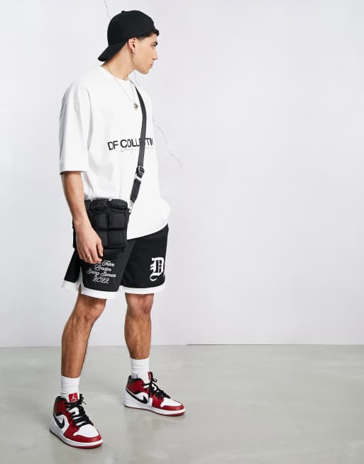 ASOS Dark Future – Oversize-T-Shirt aus schwerem Jersey in Weiß mit Logoprint und Etikett, 4 von 4