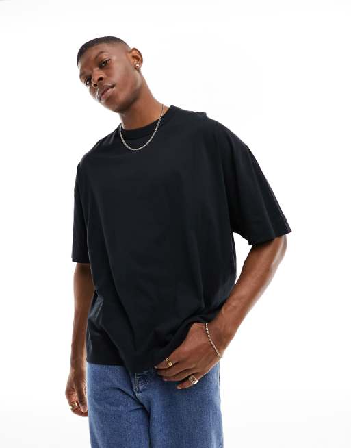 ASOS Dark Future – Oversize-T-Shirt in Schwarz mit Print am unteren Rücken, 4 von 4