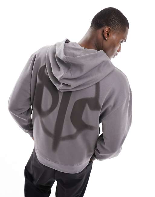 Graffiti discount oversized hoodie