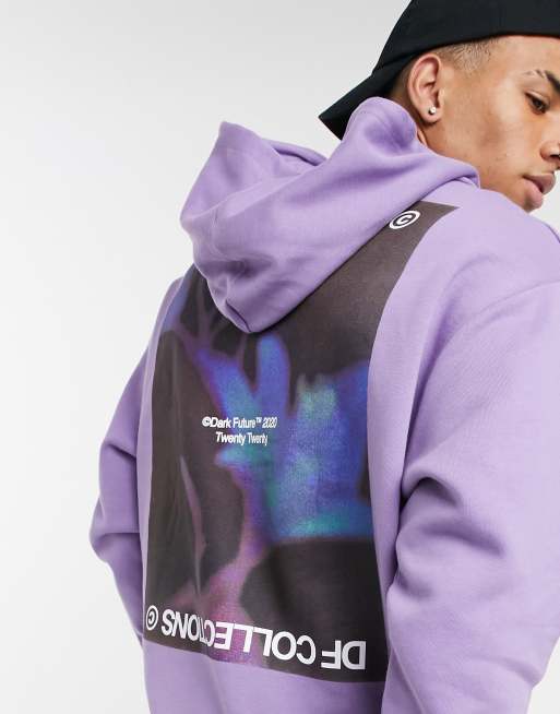 Lavender discount graphic hoodie